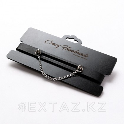 Чокер с вырезом и с цепочкой Crazy Handmade от sex shop Extaz