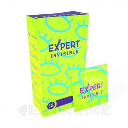 Презервативы EXPERT INVISIBLE № 12+3 (особо тонкие), 12+3 шт. от sex shop Extaz фото 2