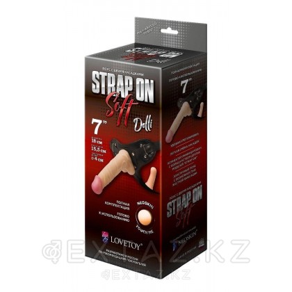 Пояс Soft-Dolli с 2 насадками от sex shop Extaz фото 12