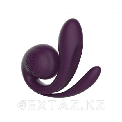 Вибратор с тройной стимуляцией SVibe Snail GIZI Pro виноградный (фиолетовый) от sex shop Extaz фото 6