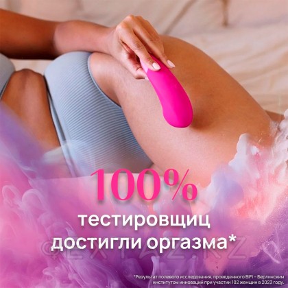 Бесконтактный клиторальный стимулятор Womanizer Enhance Vibrant Pink от sex shop Extaz фото 12