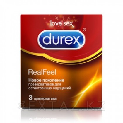 Презервативы Durex real feel - 3 шт. от sex shop Extaz