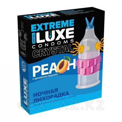 LUXE EXTREME НОЧНАЯ ЛИХОРАДКА - Презерватив с ароматом персика, 1 шт (прозрачный) от sex shop Extaz