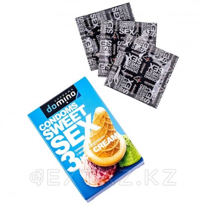 Презервативы DOMINO SWEET SEX ICE CREAM 3 штуки (оральные) от sex shop Extaz