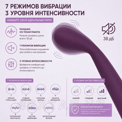 Вибратор Selove TouchBend SE100 фиолетовый от sex shop Extaz фото 6