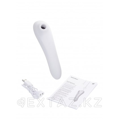 Вакуумно-волновой стимулятор клитора Satisfyer Dual Pleasure white от sex shop Extaz фото 10