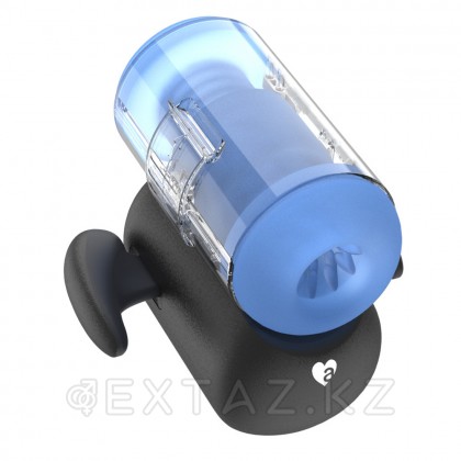 Инновационный робот-мастурбатор Black Knight с функциями пенетрации, вибрации и нагрева от Amovibe от sex shop Extaz