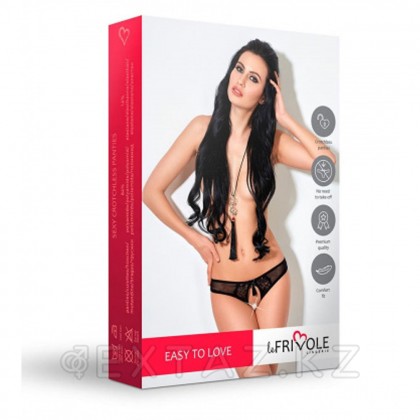 Трусики с доступом и кружевными вставками Easy to love (XS/S, 40-42) от sex shop Extaz фото 2