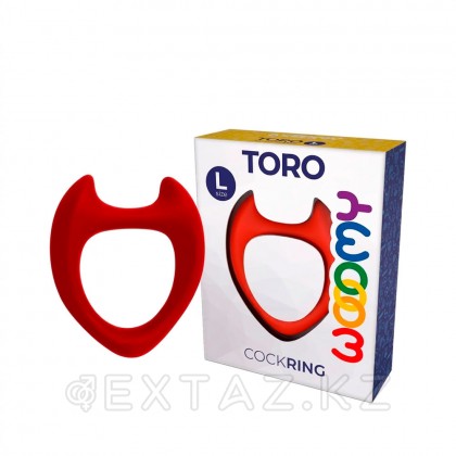 Эрекционное кольцо Toro от Wooomy, красный, L от sex shop Extaz фото 2