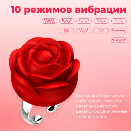 Вибратор на палец Роза от sex shop Extaz фото 7