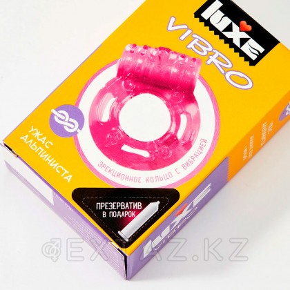 Виброкольцо LUXE VIBRO Ужас альпиниста (+ презерватив) от sex shop Extaz фото 4