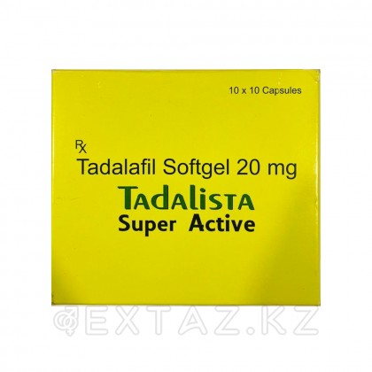 Препарат для усиления потенции Tadalista Super Active (10 таб.) от sex shop Extaz фото 10