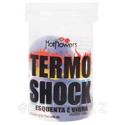 Лубрикант TERM SHOCK в виде 2-х шариков с разогревающе-покалывающим эффектом от sex shop Extaz фото 4