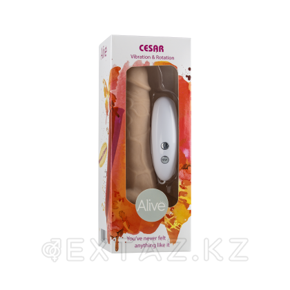 Реалистичный вибратор - Alive Cesar Vibration & Rotation Vibrator от sex shop Extaz фото 2