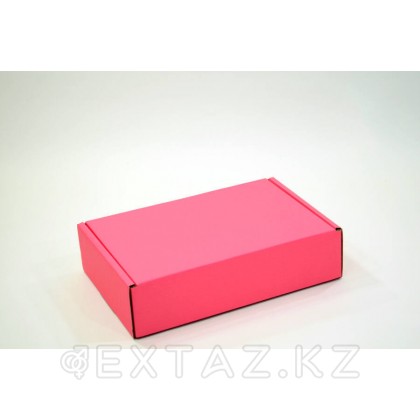 Коробка 315*215*81 розовая микрогофрокартон от sex shop Extaz фото 2