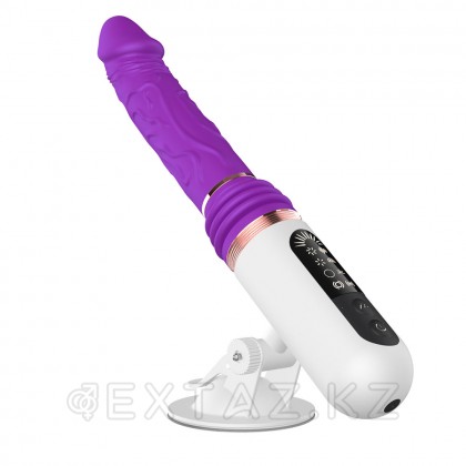 Телескопический вибратор с дисплеем на подставке от sex shop Extaz фото 3