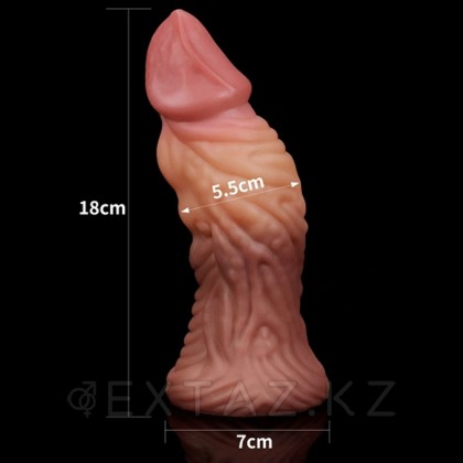 Фаллоимитатор Platinum с двойным покрытием Lovetoy (18*7) телесный от sex shop Extaz фото 3