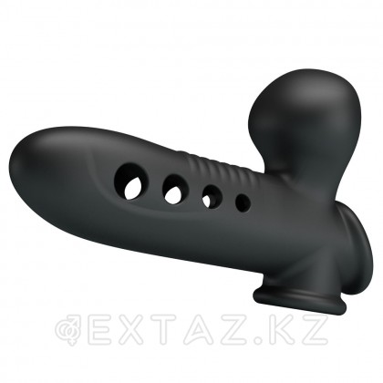 Насадка на пенис с эффектом расширения «Pretty Love Airbag Penis Sleeve Tyronn» черная от sex shop Extaz фото 10
