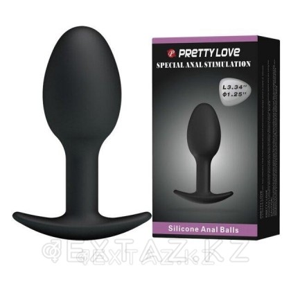 Анальный силиконовый плаг с шариком от sex shop Extaz фото 9