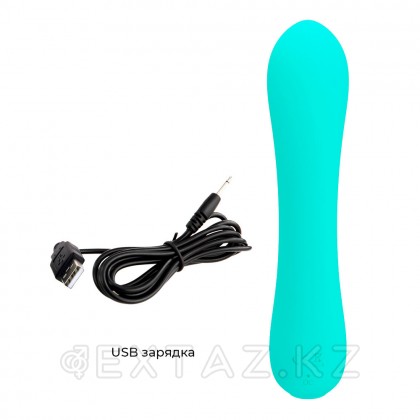 Вибратор Matt Super Soft (19 см) бирюзовый от sex shop Extaz фото 12
