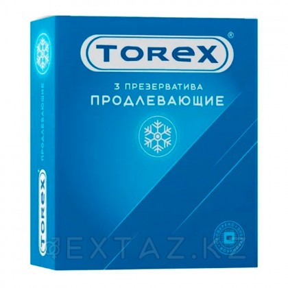 Презервативы продлевающие с анестетиком TOREX 3 шт от sex shop Extaz