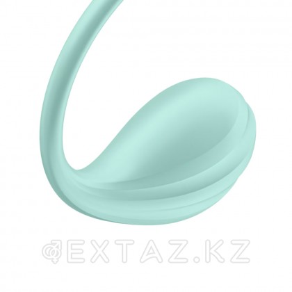 Виброяйцо Satisfyer Smooth Petal бирюзовый (Connect App) от sex shop Extaz фото 3