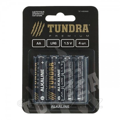 Батарейка алкалиновая TUNDRA, АА, LR6, блистер, 4 шт. от sex shop Extaz