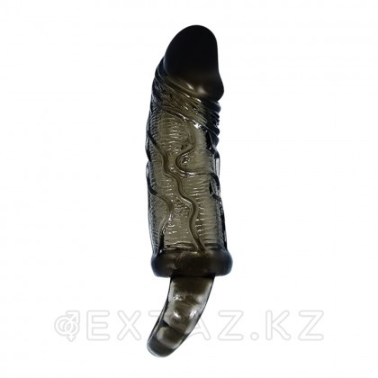 Насадка-удлинитель Breyden черная (15,5×3,2 см) от sex shop Extaz фото 2