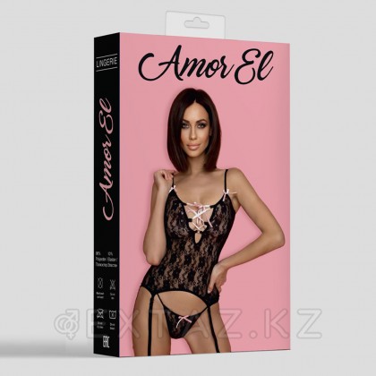 Комплект эротического белья Madrid черный L/XL от sex shop Extaz фото 3