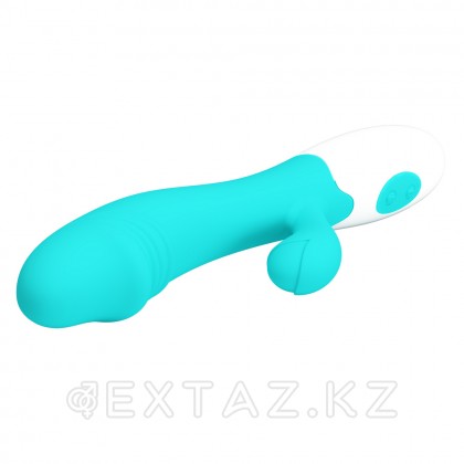 Бирюзовый вибратор-кролик Snappy (19) от sex shop Extaz фото 6