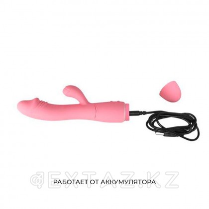 Нежно-розовый вибратор кролик Snappy от sex shop Extaz фото 5