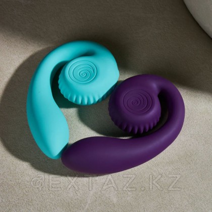 Двойной стимулятор точки G SVibe Snail GIZI цвет тиффани от sex shop Extaz фото 3
