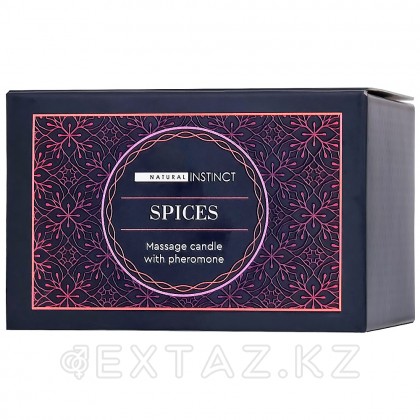 Массажная свеча Natural Instinct Spices (Специи) с феромонами 70 мл от sex shop Extaz фото 3