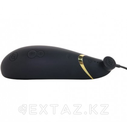 Бесконтактный клиторальный стимулятор Womanizer Premium черный/золотой от sex shop Extaz фото 5