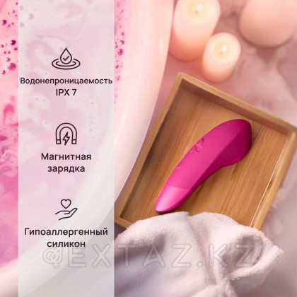 Бесконтактный клиторальный стимулятор Womanizer Enhance Vibrant Pink от sex shop Extaz фото 14
