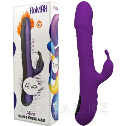 Вибратор-кролик Romax фиолетовый от Alive от sex shop Extaz фото 5