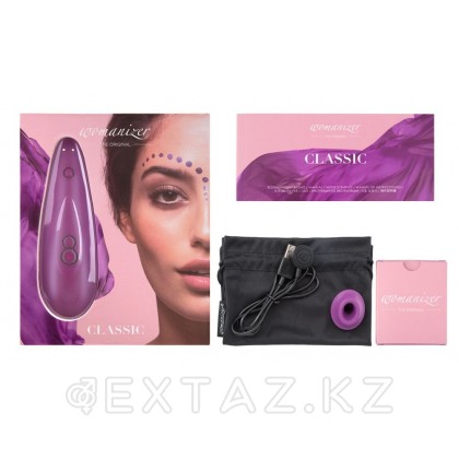 Бесконтактный клиторальный стимулятор Womanizer Classic пурпурный от sex shop Extaz фото 6