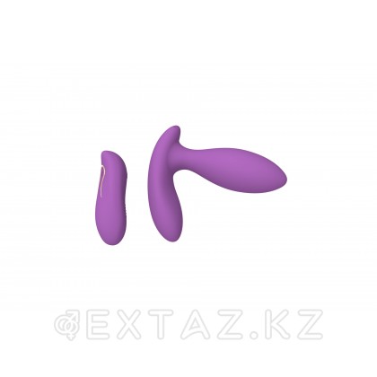 Вибростимулятор клитора и точки G с пультом ДУ (фиолетовый) от sex shop Extaz фото 3