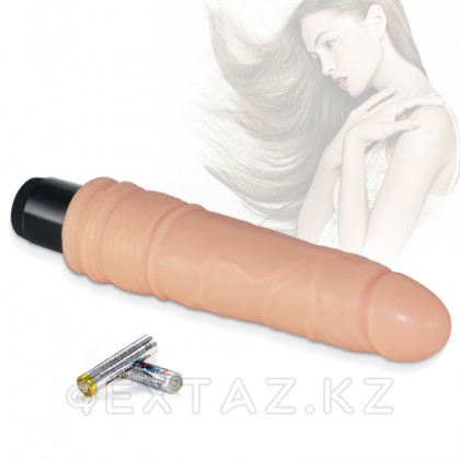 Реалистичный киберскин вибратор (20*3,6) от sex shop Extaz фото 2