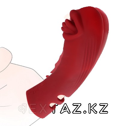 Силиконовый вибратор на палец с дополнительной стимуляцией от sex shop Extaz фото 9
