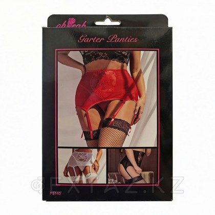 Пояс на высокой посадке с ремешками для чулок белый (3XL) от sex shop Extaz фото 2