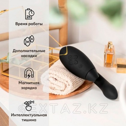 Бесконтактный клиторальный стимулятор Womanizer Duo 2, черный от sex shop Extaz фото 14