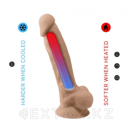 Реалистичный фаллоимитатор с вибрацией и пультом ДУ Model 1 от SILEXD (20* 4,3 см) от sex shop Extaz фото 8