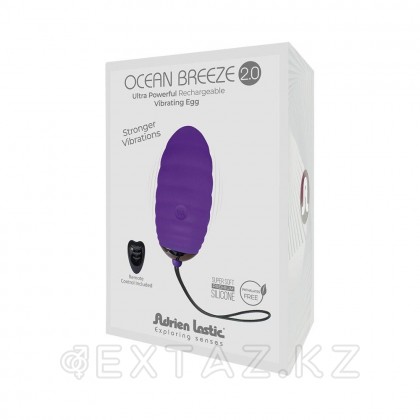 Виброяйцо Ocean Breeze 2.0 с пультом ДУ фиолетовое от Adrien Lastic от sex shop Extaz фото 3