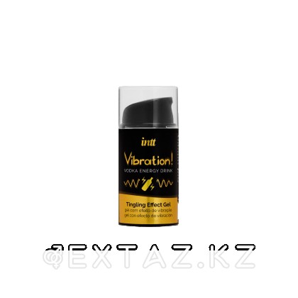 Возбуждающий гель с эффектом вибрации Vibration! Vodka energy от INTT 15 мл от sex shop Extaz