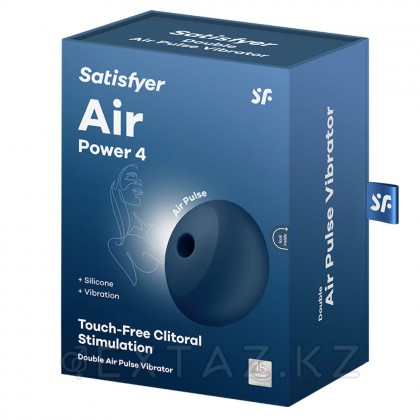 Клиторальный стимулятор с вибрацией и воздушной стимуляцией Satisfyer Air Power 4 от sex shop Extaz фото 4
