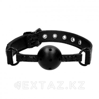 Кляп-шарик BALL GAG (чёрный) от sex shop Extaz фото 2