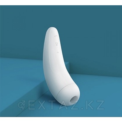 Вакуумный клиторальный стимулятор Satisfyer Curvy 2+ (белый) от sex shop Extaz фото 8