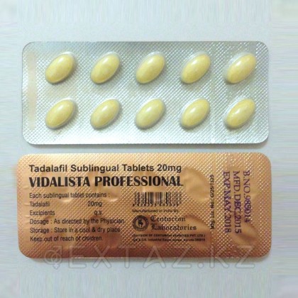 Препарат для усиления потенции Vidalista Professional 20 mg (10 таб.) от sex shop Extaz фото 9