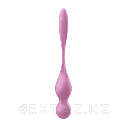 Тренажер для интимных мышц с вибрацией Satisfyer Love Birds 1 розовый (Connect App) от sex shop Extaz фото 3